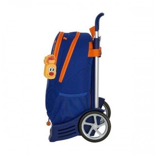 Школьный рюкзак с колесиками Evolution Valencia Basket Синий Оранжевый image 3
