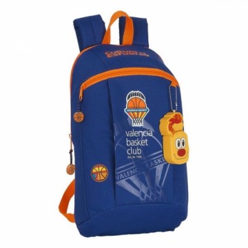 Bērnu soma Valencia Basket Zils Oranžs