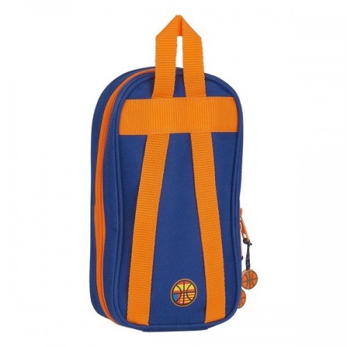 Zīmuļu futrālis Mugursoma Valencia Basket Zils Oranžs (33 Daudzums) image 5
