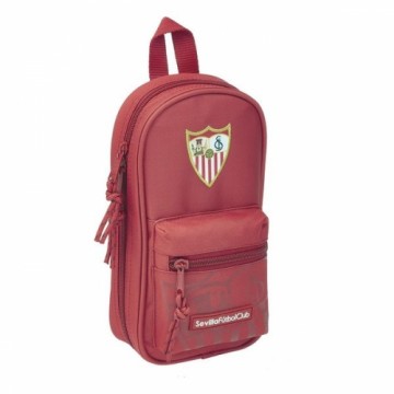 Sevilla FÚtbol Club Пенал-рюкзак Sevilla Fútbol Club Красный (33 Предметы)