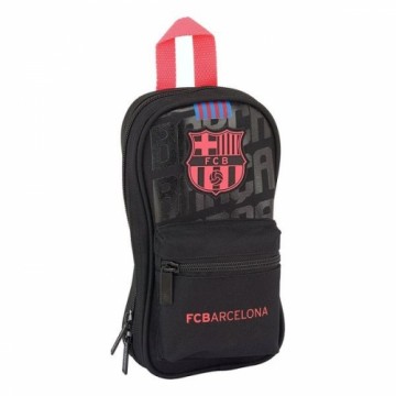 Пенал-рюкзак F.C. Barcelona Чёрный (33 Предметы)