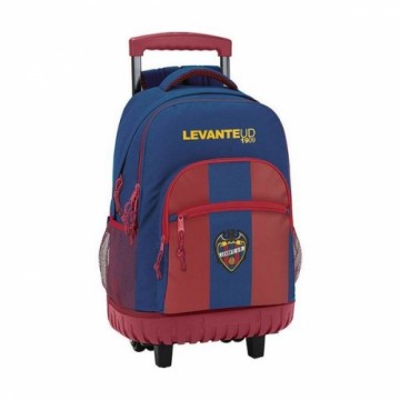 Школьный рюкзак с колесиками Compact Levante U.D. Синий Красная кошениль