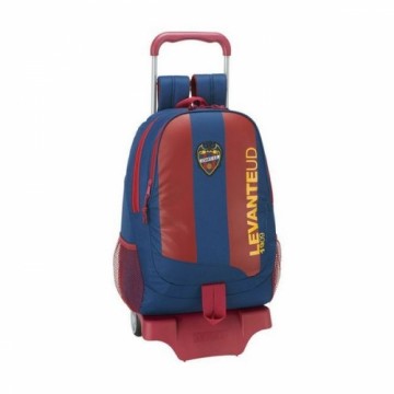 Школьный рюкзак с колесиками 905 Levante U.D. Синий Красная кошениль