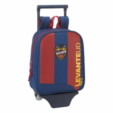 Школьный рюкзак с колесиками 805 Levante U.D. Синий Красная кошениль
