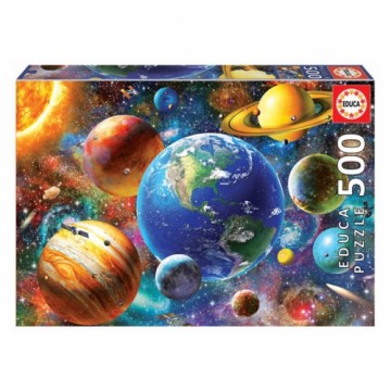 Puzle un domino komplekts Solar System Educa (500 pcs)