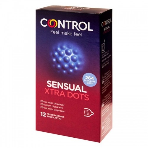 Prezervatīvi Sensual Xtra Dots Control (12 uds) image 2