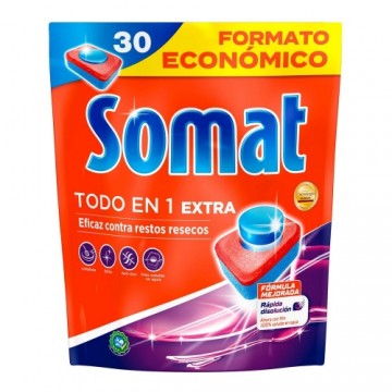 Trauku mazgājamās mašīnās tabletes All In Somat (30 uds)