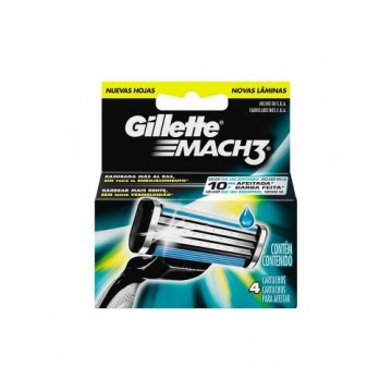 Nomaināms Skuvekļa Asmenis Gillette Mach3 (4 uds)