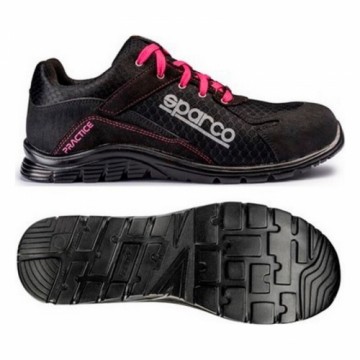 Обувь для безопасности Sparco Practice Чёрный Розовый