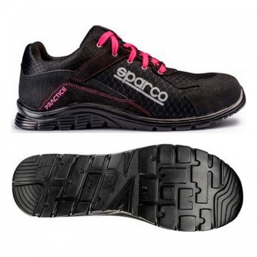 Обувь для безопасности Sparco Practice Чёрный Розовый image 1