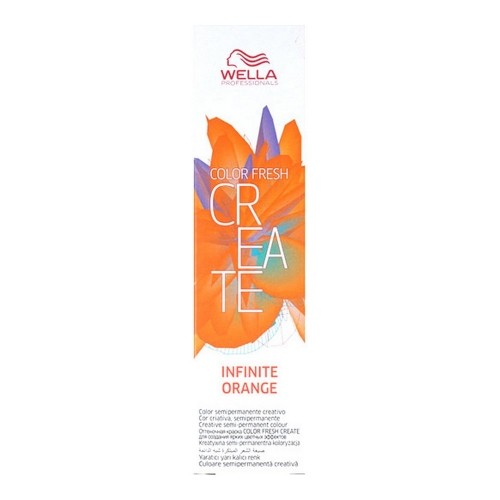 Vidēji Noturīga Tinte Color Fresh Create Infinite Wella Oranžs (60 ml) image 1