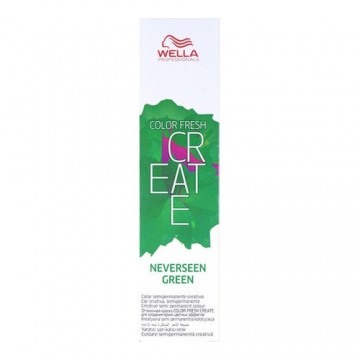 Vidēji Noturīga Tinte Color Fresh Create Neverseen Wella Zaļš (60 ml)