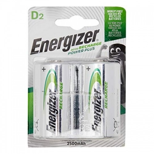 Atkārtoti Uzlādējamas Baterijas Energizer ENRD2500P2 HR20 D2 2500 mAh image 5