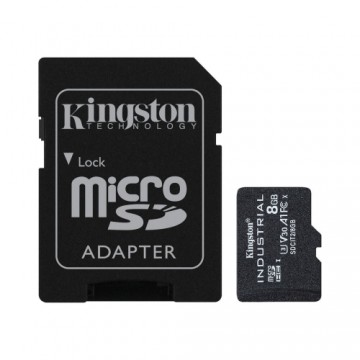 Mikro SD Atmiņas karte ar Adapteri Kingston SDCIT2/8GB 8GB