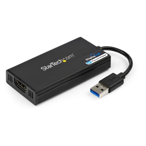 USB 3.0 uz HDMI Adapteris Startech USB32HD4K            Melns image 1