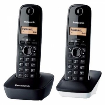 Беспроводный телефон Panasonic Corp. KX-TG1612SP1 Белый Чёрный (2 Pcs)