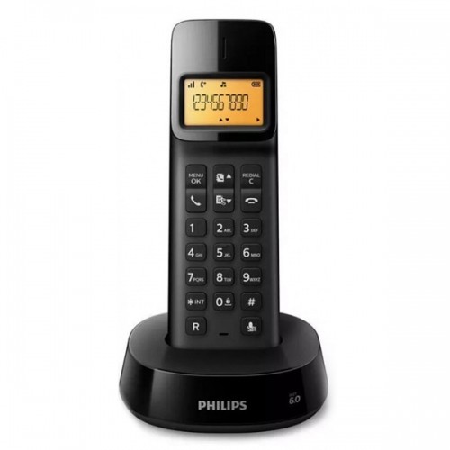 Bezvadu Tālrunis Philips D1601B/01 1,6" 300 mAh GAP Melns image 1