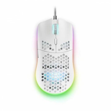 Игровая мышь со светодиодами Mars Gaming MMAXW 220 ips 12400 dpi Белый