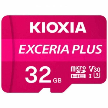 Mikro SD Atmiņas karte ar Adapteri Kioxia Exceria Plus UHS-I U3 Klase Nr. 10 / Klase 10 Rozā