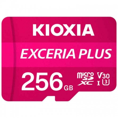 Mikro SD Atmiņas karte ar Adapteri Kioxia Exceria Plus UHS-I U3 Klase Nr. 10 / Klase 10 Rozā image 2