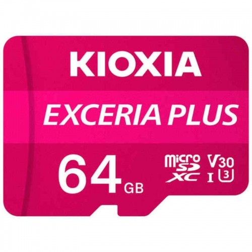 Mikro SD Atmiņas karte ar Adapteri Kioxia Exceria Plus UHS-I U3 Klase Nr. 10 / Klase 10 Rozā image 4
