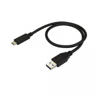 USB A uz USB C Kabelis Startech USB31AC50CM          Melns