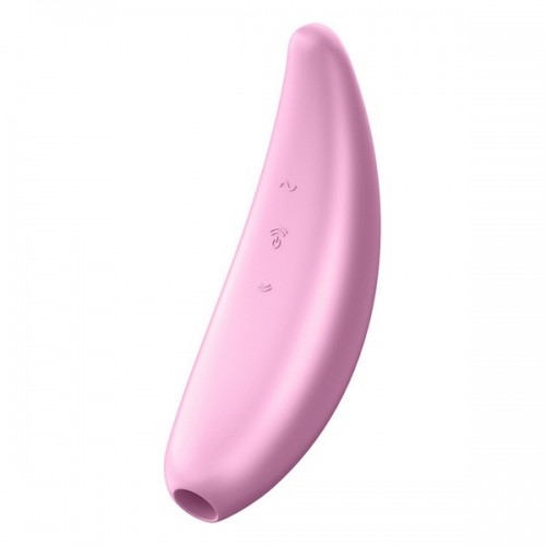 Klitora sūcējs Satisfyer Curvy 3+ Rozā image 1