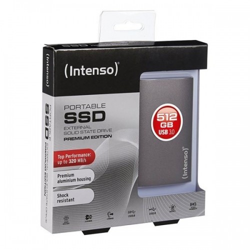 Ārējais cietais disks INTENSO 3823440 256 GB SSD 1.8" USB 3.0 Antracīts image 2