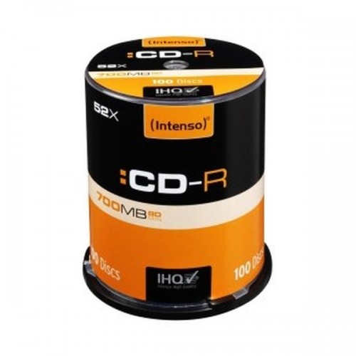 CD-R INTENSO 1001126 52x 700 MB (100 uds) image 1