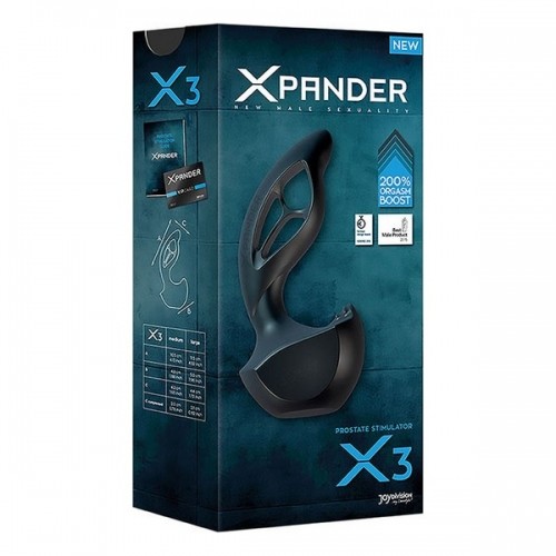 Xpander X3 silikona melns prostatas masāžas rīks Joydivision Xpander X3 image 2