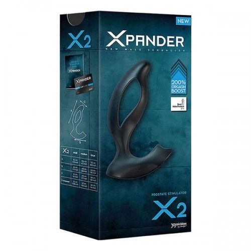Силиконовый массажер простаты Xpander X2, черный Joydivision 5152720000 (9,5 cm) image 2