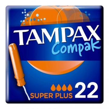 Super Plus Tampons Compak Tampax (22 uds)