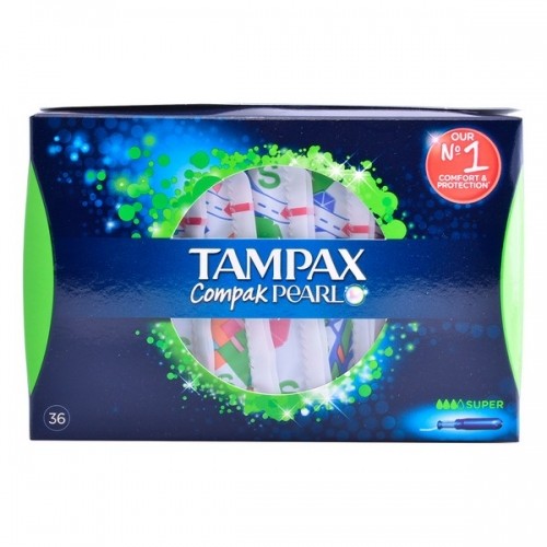 Super Tamponi Pearl Compak Tampax (36 uds) image 1