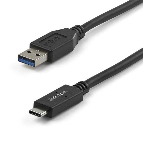 USB A uz USB C Kabelis Startech USB31AC1M            Melns image 1