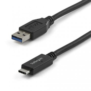 USB A uz USB C Kabelis Startech USB31AC1M            Melns
