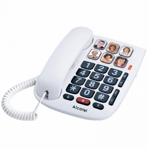 Fiksētais Telefons Alcatel TMAX10 FR LED Balts image 1