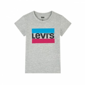 Bērnu Krekls ar Īsām Piedurknēm Levi's Sportswear Logo Tee Pelēks