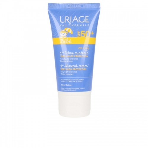 Sunscreen for Children Sun Baby Mineral New Uriage Spf 50+ (50 ml) image 1