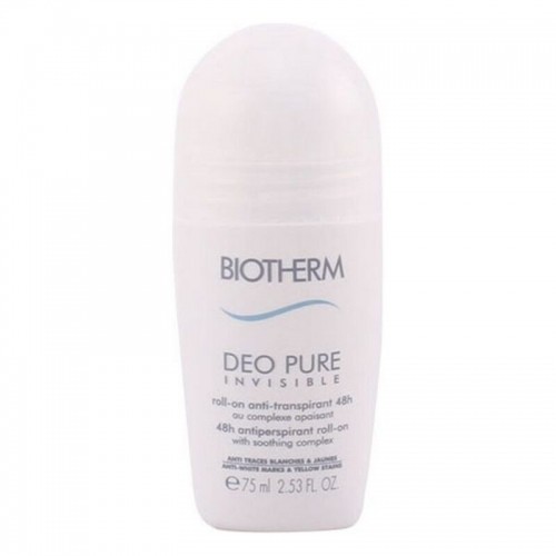 Roll-On dezodorants Deo Pure Invisible Biotherm (75 ml) image 1