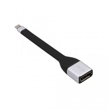 USB C uz Display Porta Adapteris i-Tec C31FLATDP60HZ        Melns