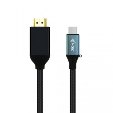 USB C uz HDMI Kabelis i-Tec C31CBLHDMI60HZ       Melns