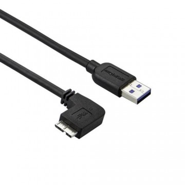USB to mikro USB kabelis Startech USB3AU2MLS           Melns