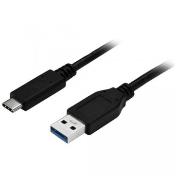 USB A uz USB C Kabelis Startech USB315AC1M           Melns