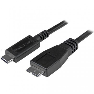 USB to mikro USB kabelis Startech USB31CUB1M           USB C Micro USB B Melns