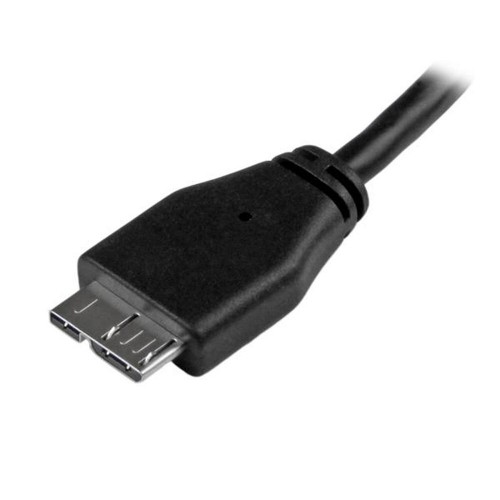 USB to mikro USB kabelis Startech USB3AUB15CMS         Melns image 2