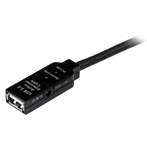 USB Kabelis Startech USB2AAEXT25M         Melns image 2