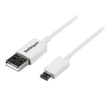 USB to mikro USB kabelis Startech USBPAUB2MW           Balts