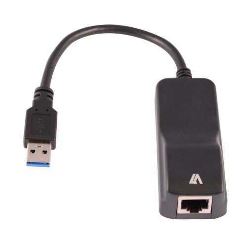 Tīkla uz USB adapteris V7 CBLUSB3RJ-1E         Melns image 1