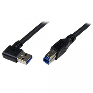 USB to mikro USB kabelis Startech USB3SAB1MRA          Melns
