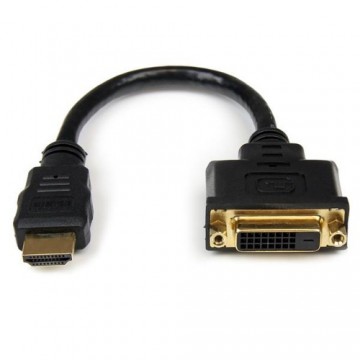 HDMI Adapteris Startech HDDVIMF8IN           Melns